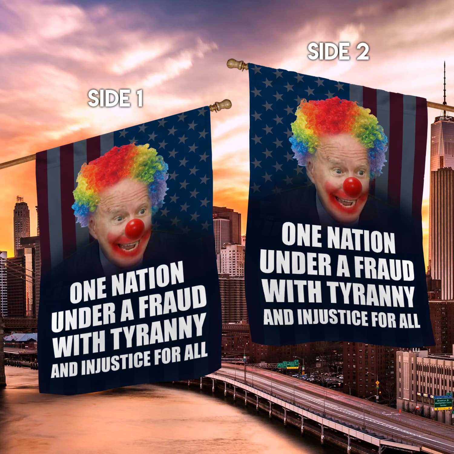 SIDE 1 30X40 House Flag Mockup 2 Side-2