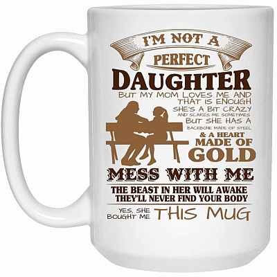 15 oz. White Mug