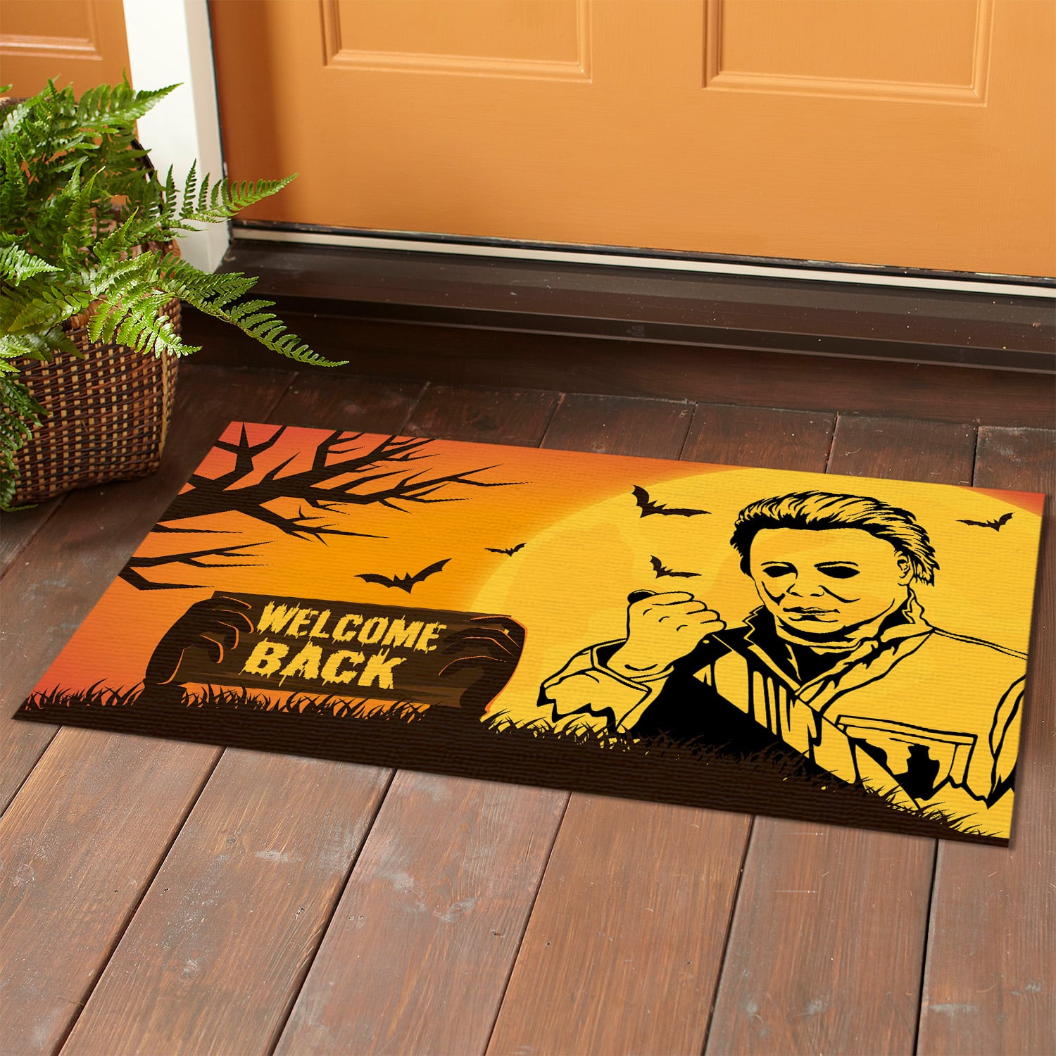 5LV. Welcome Back (6) Doormat mockup 1
