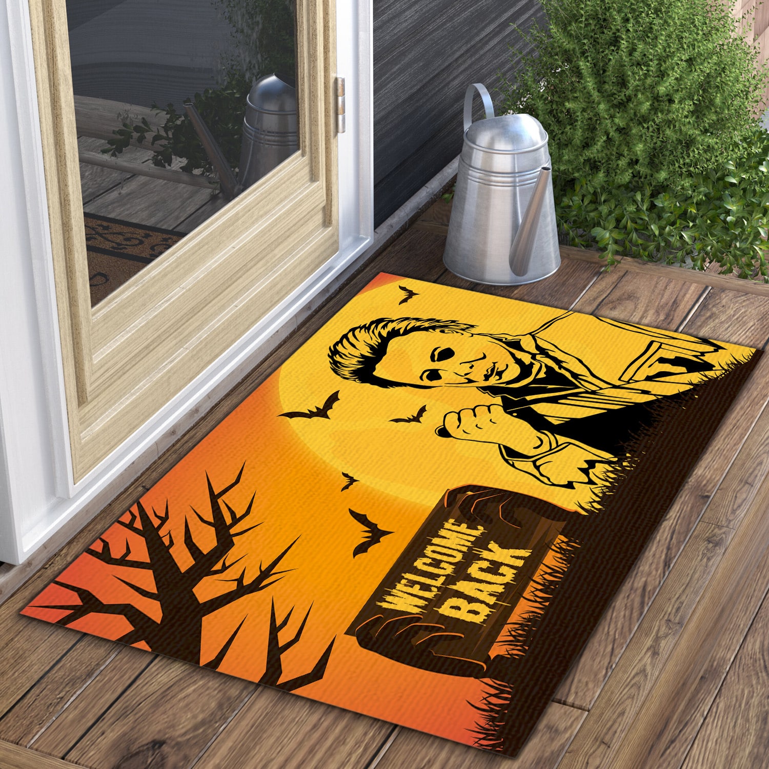 5LV. Welcome Back (6) Doormat mockup 3