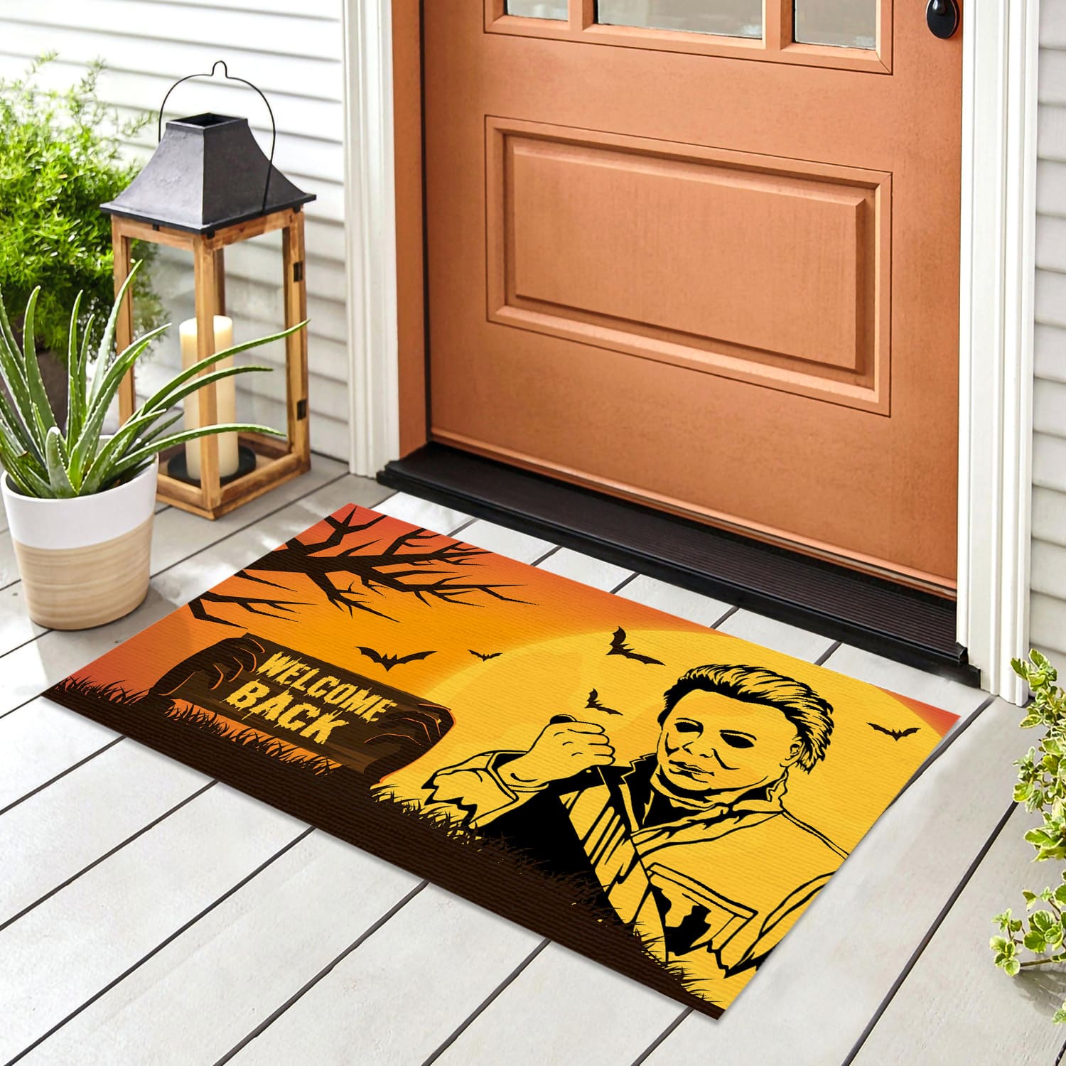 5LV. Welcome Back (6) Doormat mockup 8
