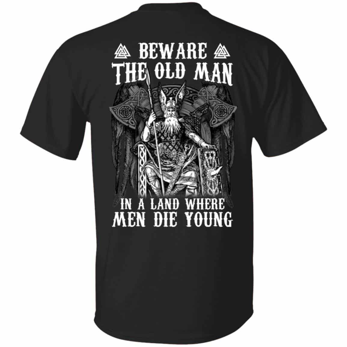 old man shirt, Black, Unisex T-Shirt