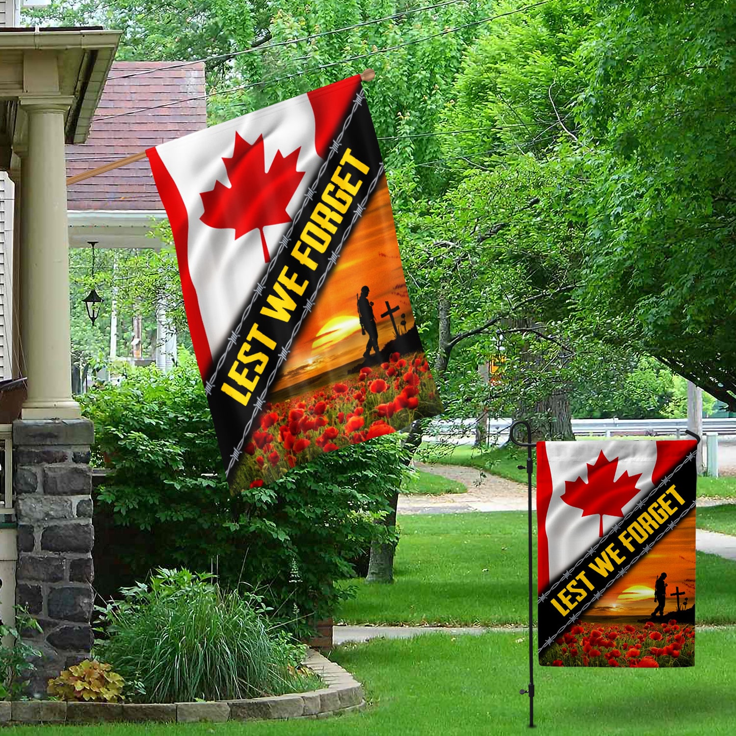7LV. Lest We Forget Garden & House Mockup 1
