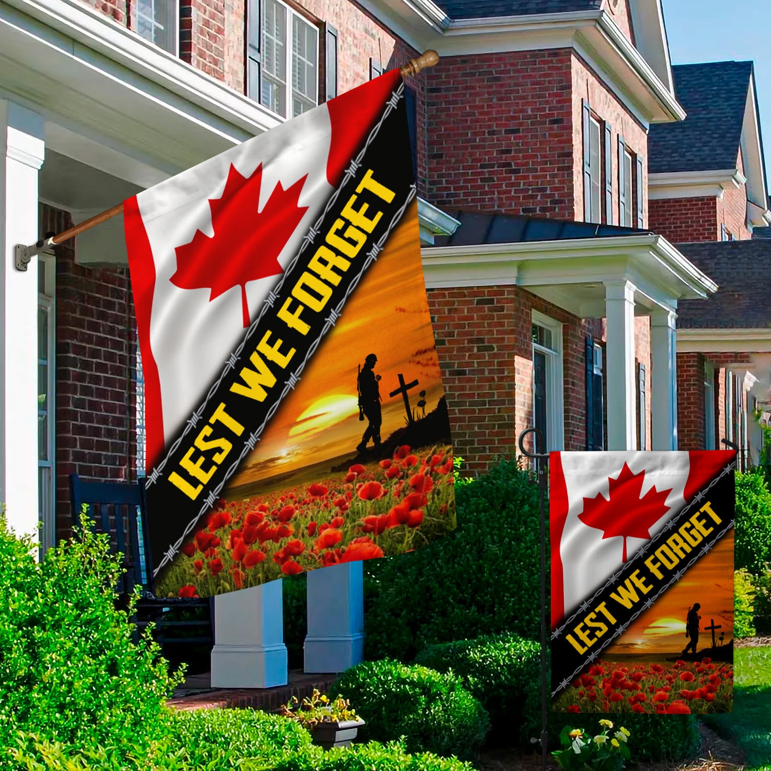 7LV. Lest We Forget Garden & House Mockup 2