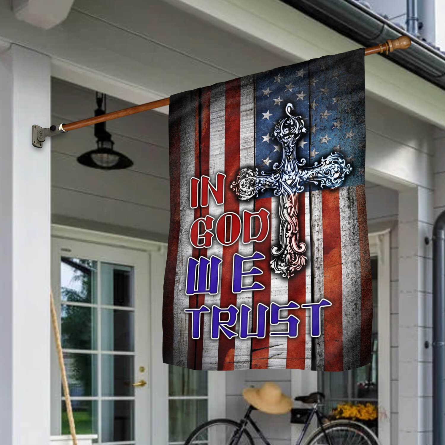 30x40 - Side 1 House Flag Mockup 1