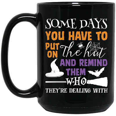 15 oz. Black Mug