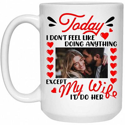 15 oz. White Mug