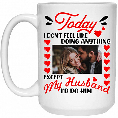 15 oz. White Mug