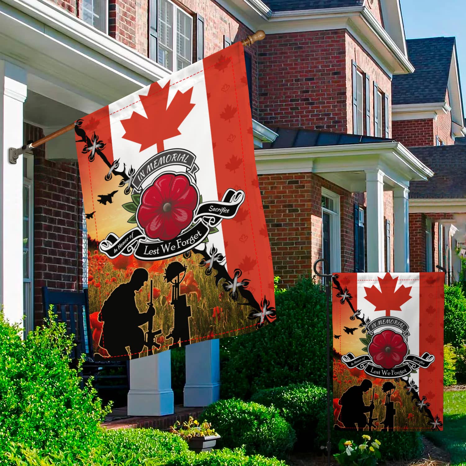 1O. In Memorial-30x40 Garden & House Mockup 2