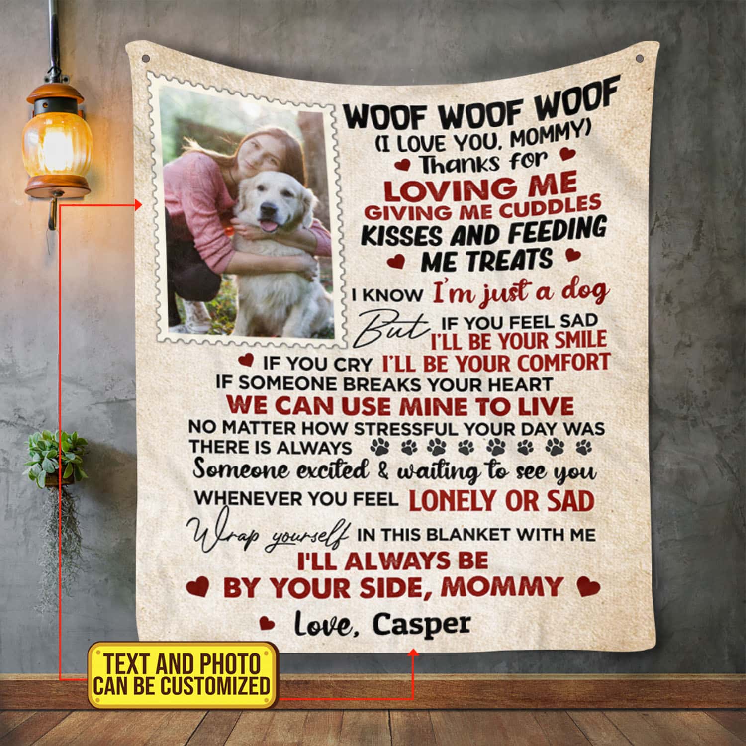 1N.Woof Woof Woof Thanks For Loving Me Mockup 2