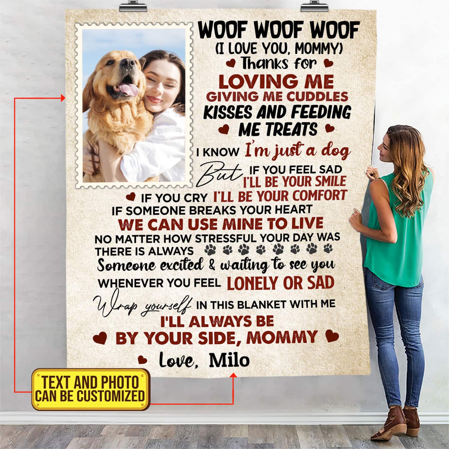 1N.Woof Woof Woof Thanks For Loving Me Mockup 3