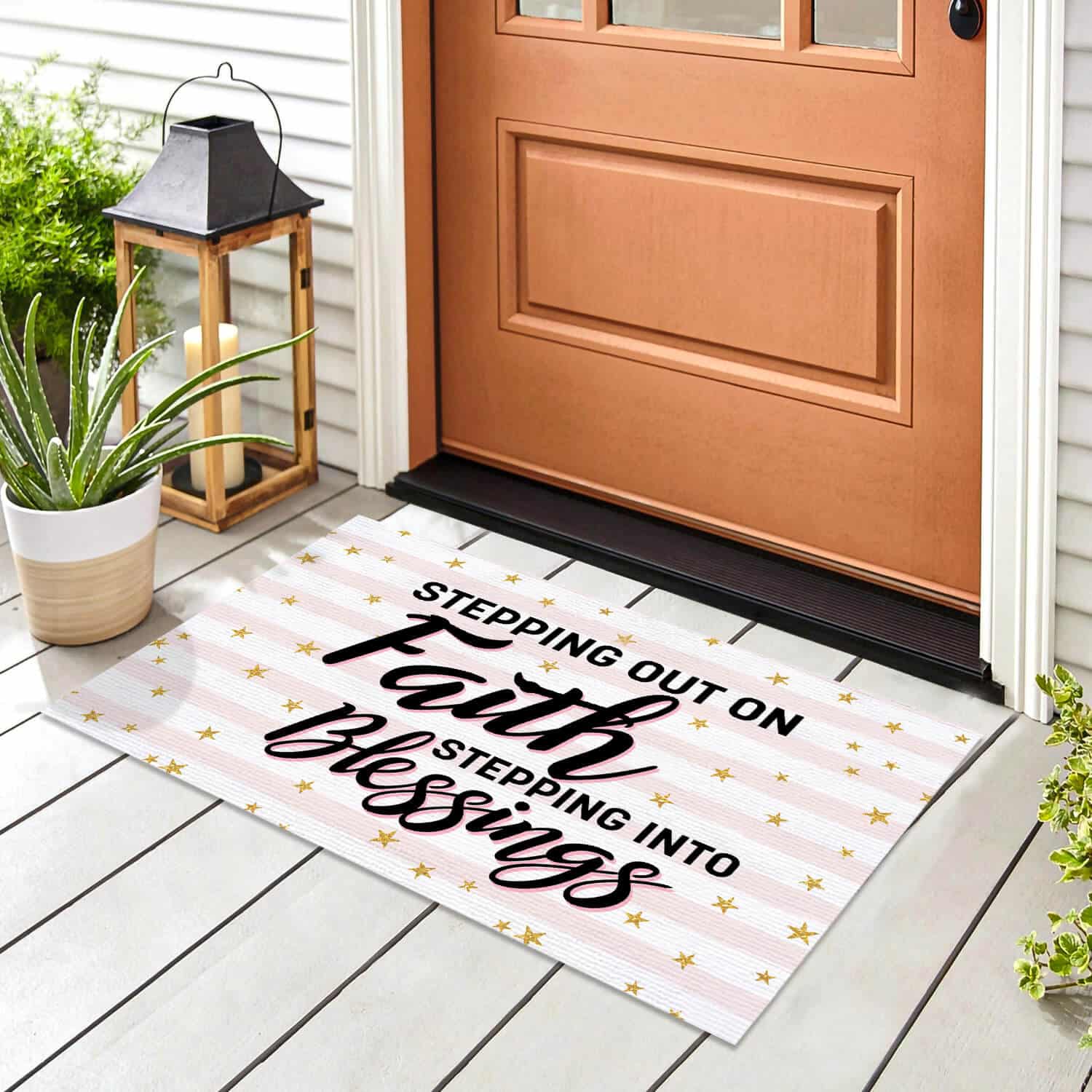 3HV. Faith Blessing(4) Doormat mockup 8