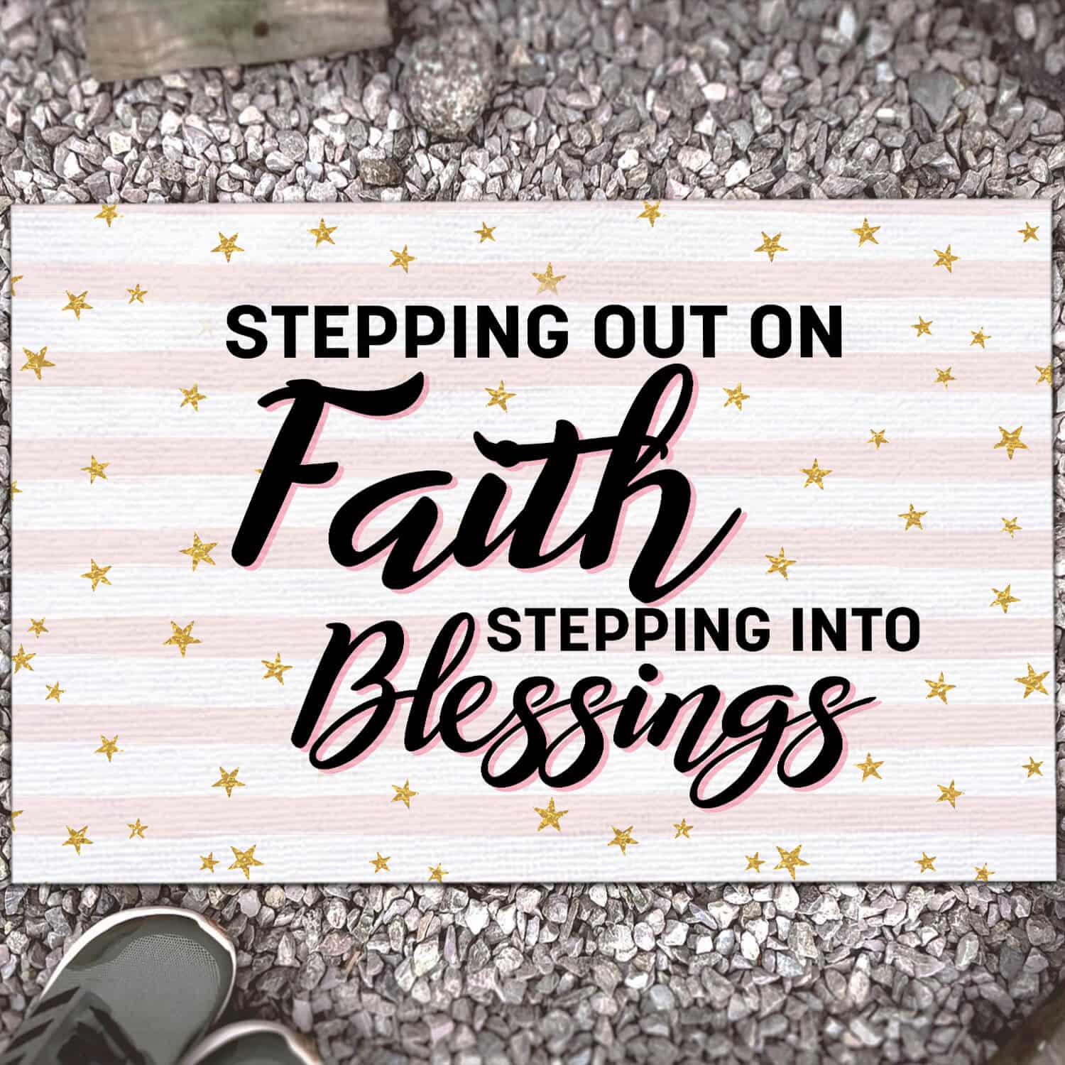 3HV. Faith Blessing(4) Doormat mockup 13
