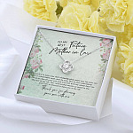 To My Best Future Mother In Law Thank You For Sharing Your Son With Me Love Knot Necklace
