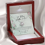 To My Best Future Mother In Law Thank You For Sharing Your Son With Me Love Knot Necklace