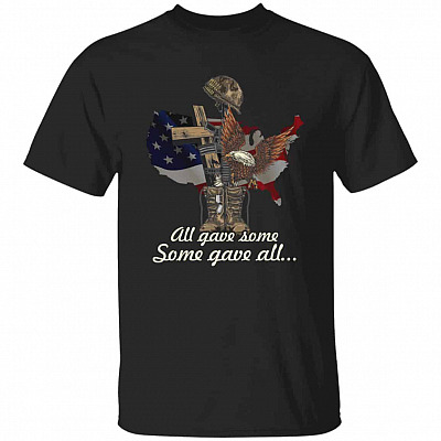 All Gave Some Tshirt, Black, Unisex T-Shirt
