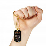 They Gave Their Tomorrow for Our Today Honor the Fallen We Will Remember Them Dog Tag Pendant Necklace
