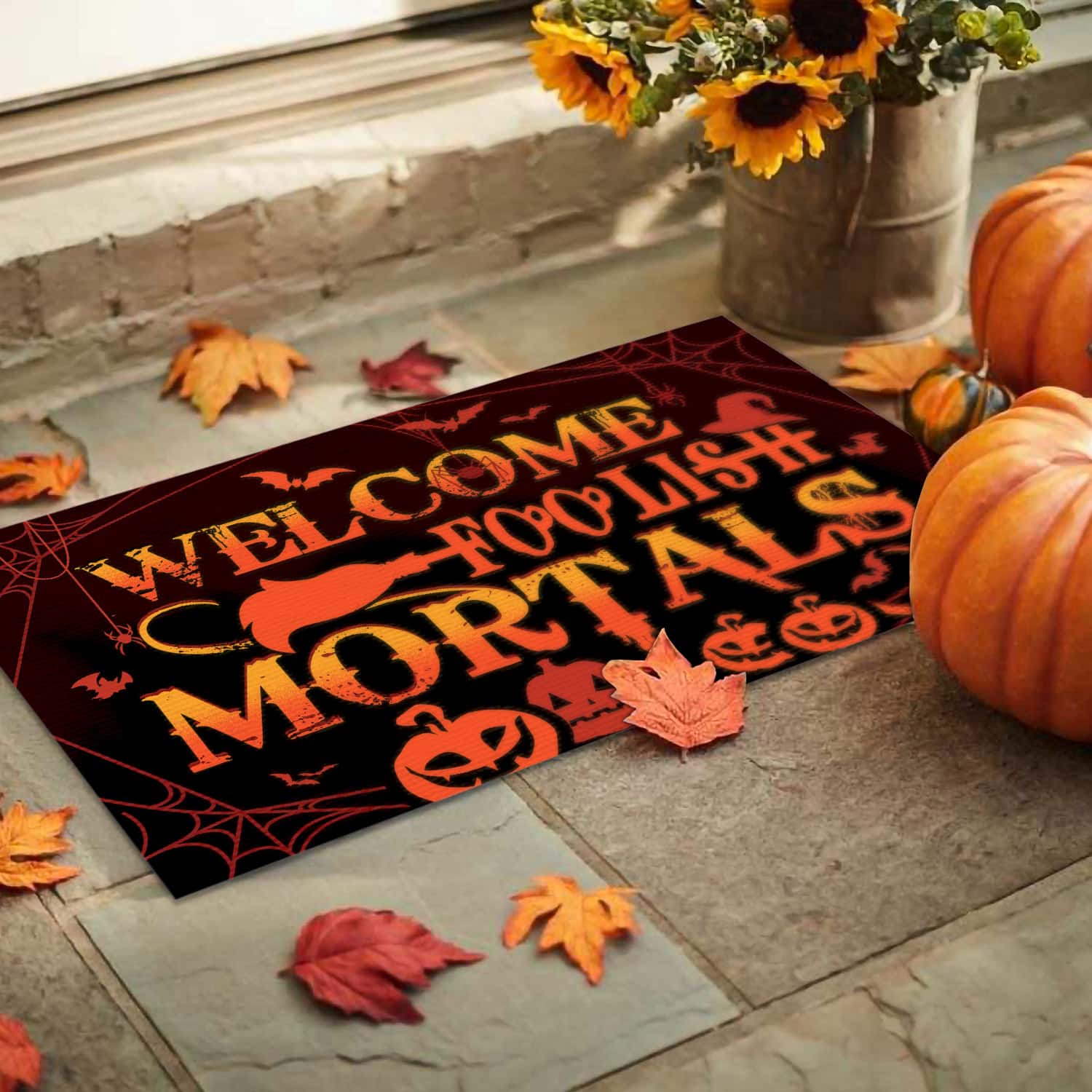3KNG. Foolish Mortals (6) Doormat mockup 9