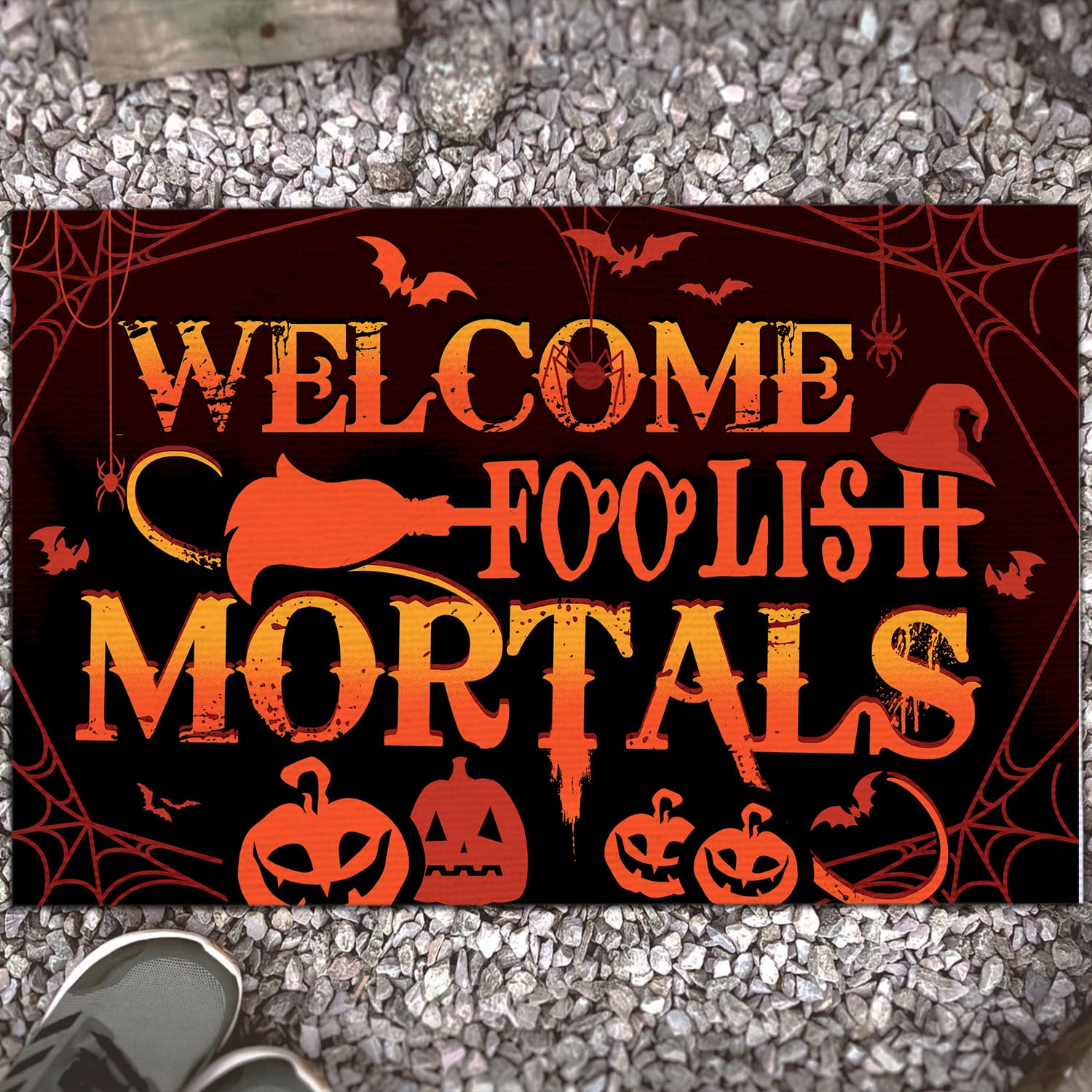 3KNG. Foolish Mortals (6) Doormat mockup 13