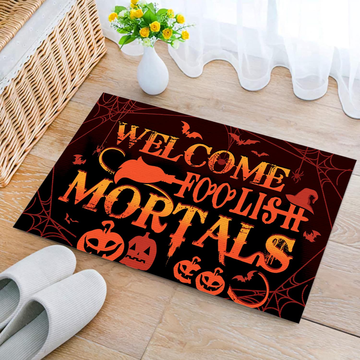 3KNG. Foolish Mortals (6) Doormat mockup 2