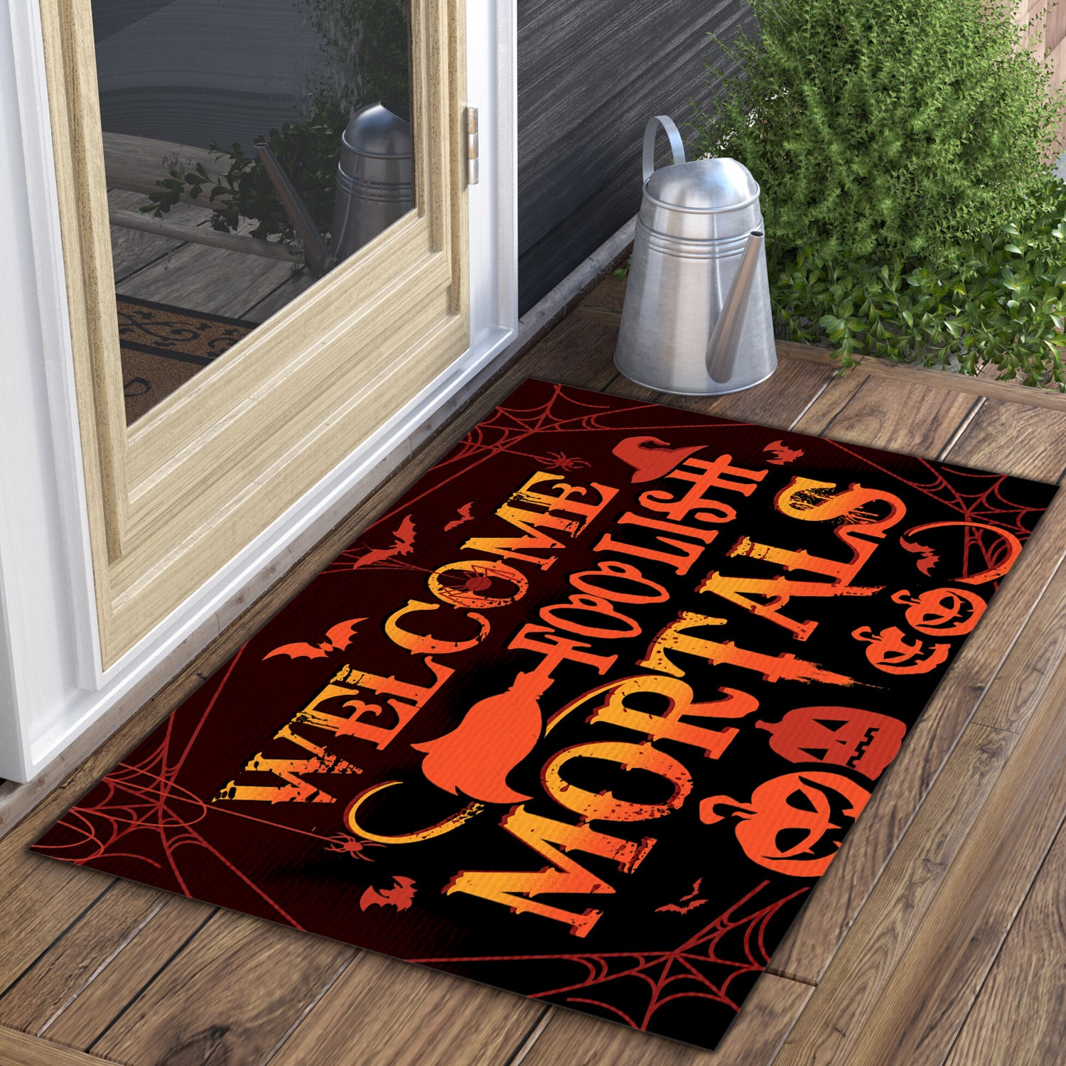 3KNG. Foolish Mortals (6) Doormat mockup 3