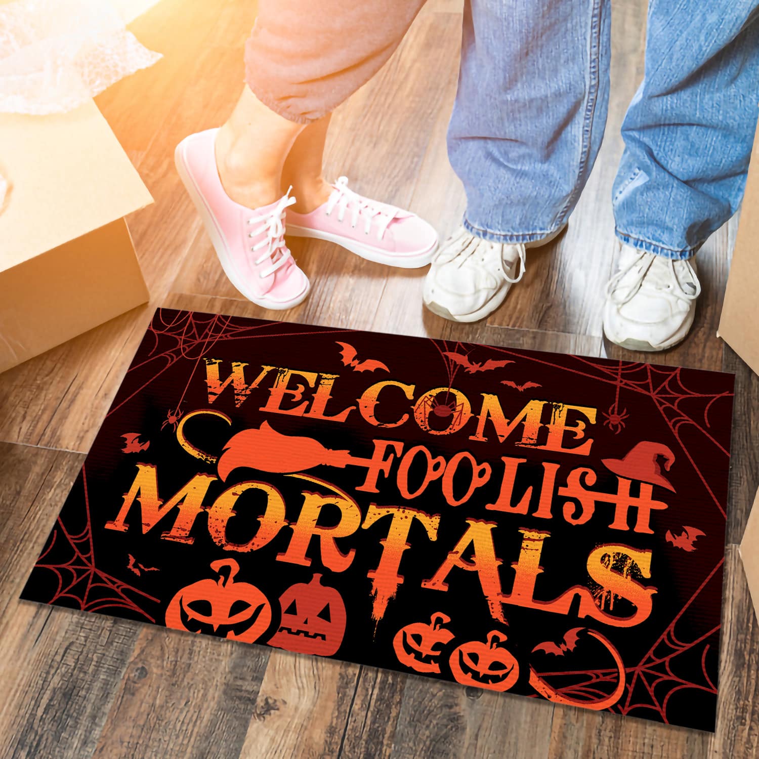 3KNG. Foolish Mortals (6) Doormat mockup 6
