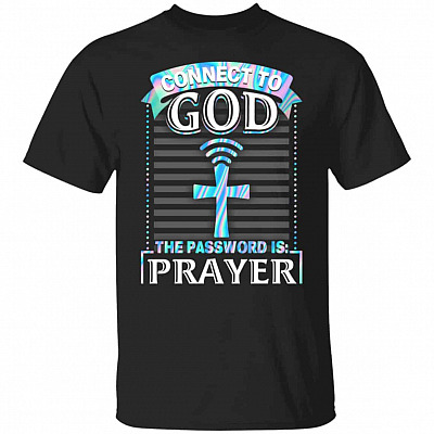god, Black, Unisex T-Shirt