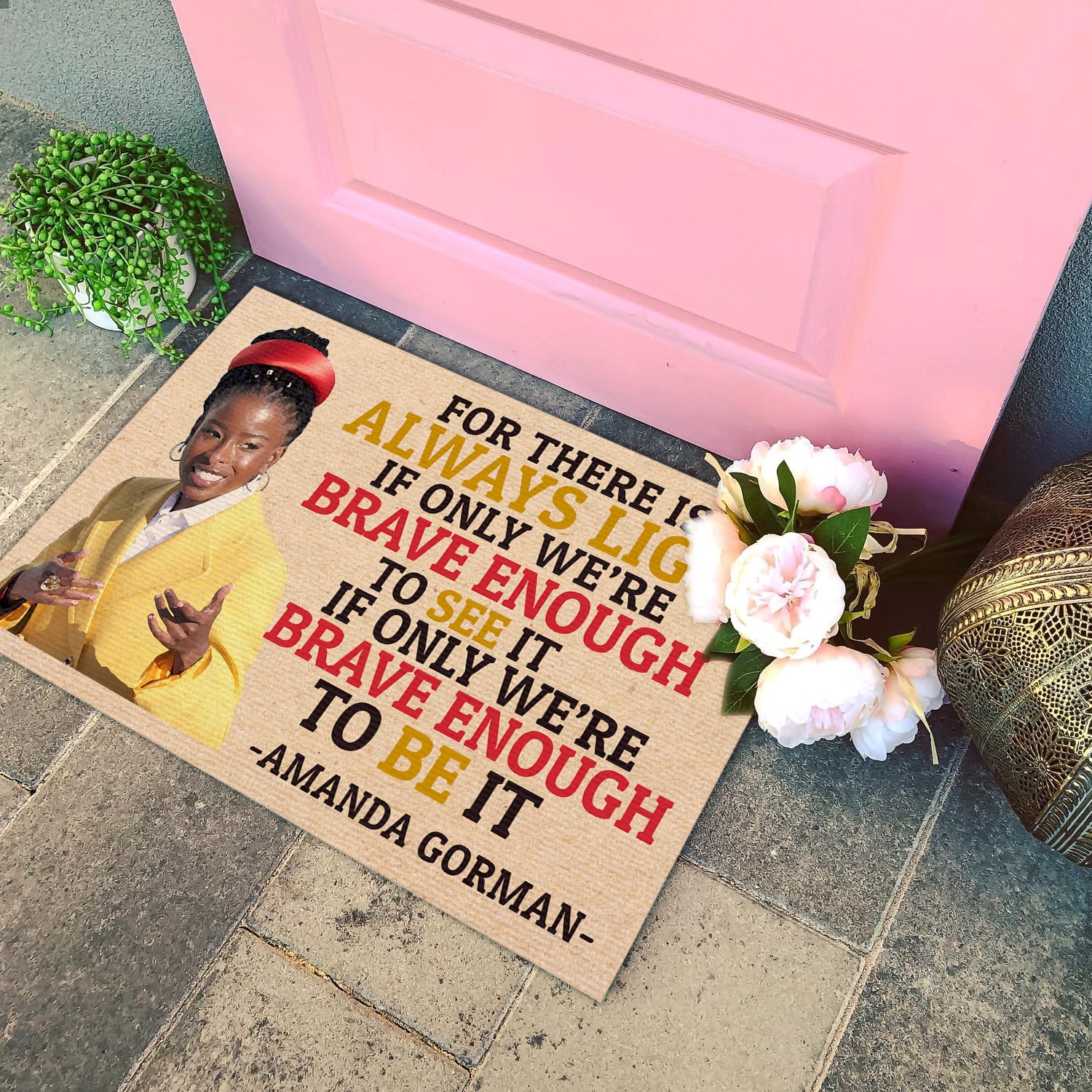 4NH. For There-DOORMAT(3) Doormat mockup 4