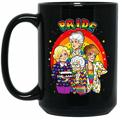 15 oz. Black Mug