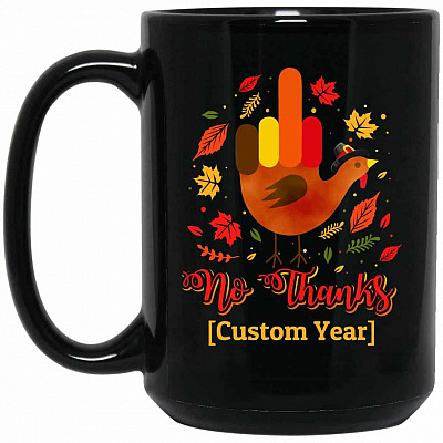 15 oz. Black Mug