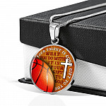 Your Talent Is God's Gift To You What You Do With It Is Your Gift To God Circle Pendant Necklace-Bangle