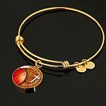 Your Talent Is God's Gift To You What You Do With It Is Your Gift To God Circle Pendant Necklace-Bangle