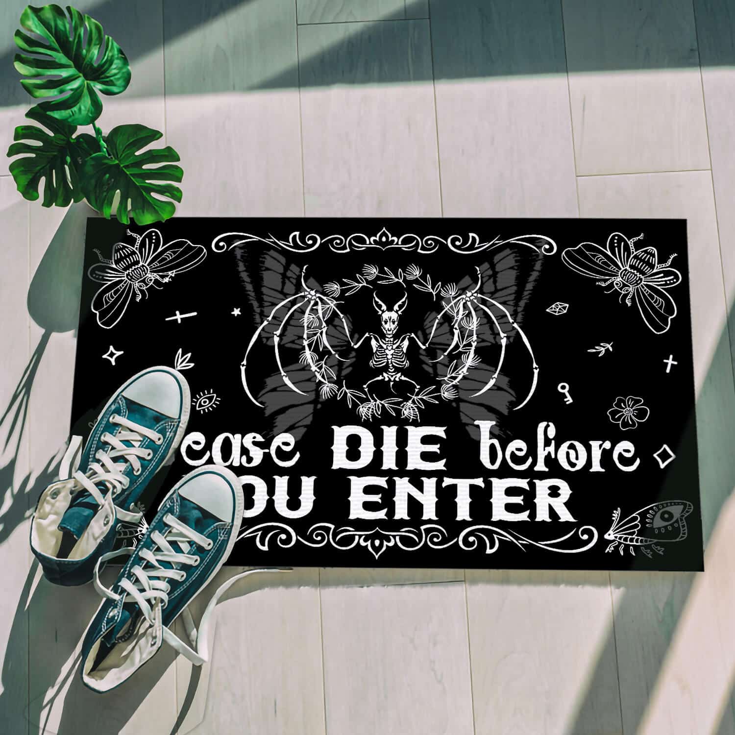 2HV. Die Before You Enter (6) Doormat mockup 5