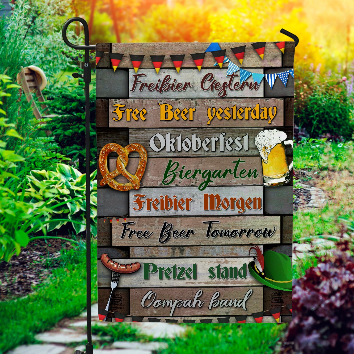 7KNG. Oktoberfest 30x40 Garden Flag Mockup 1