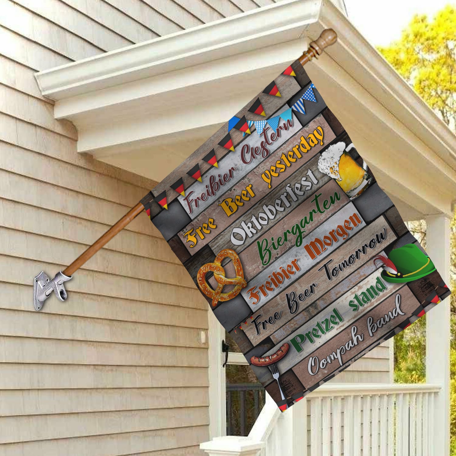 7KNG. Oktoberfest 30x40 House Flag Mockup 2