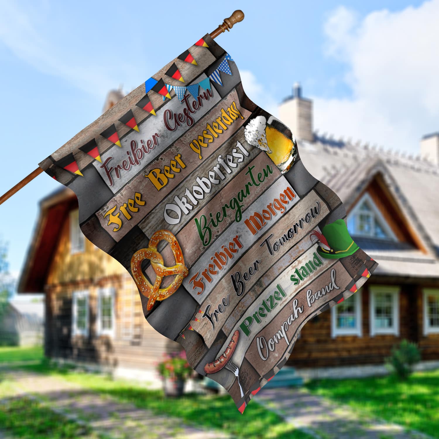 7KNG. Oktoberfest 30x40 House Flag Mockup 5