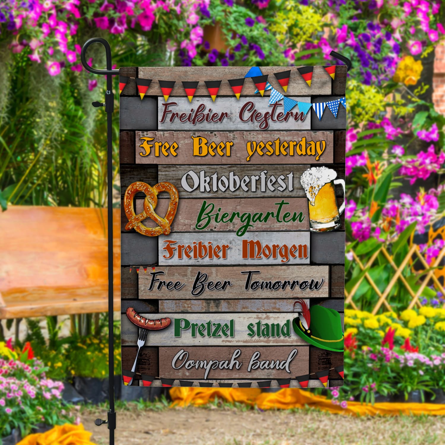 7KNG. Oktoberfest 30x40 Garden Flag Mockup 4