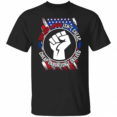 Skilled Labor tee, Black, Unisex T-Shirt