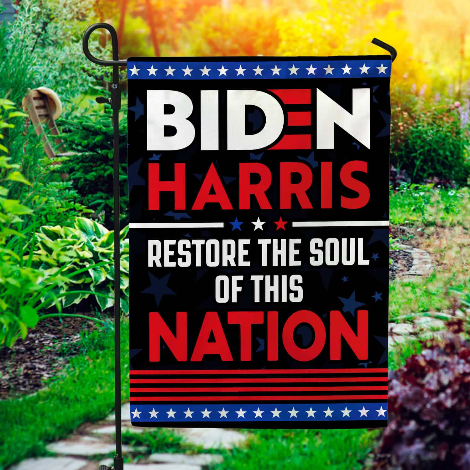 Side - 30x40 Garden Flag Mockup 1