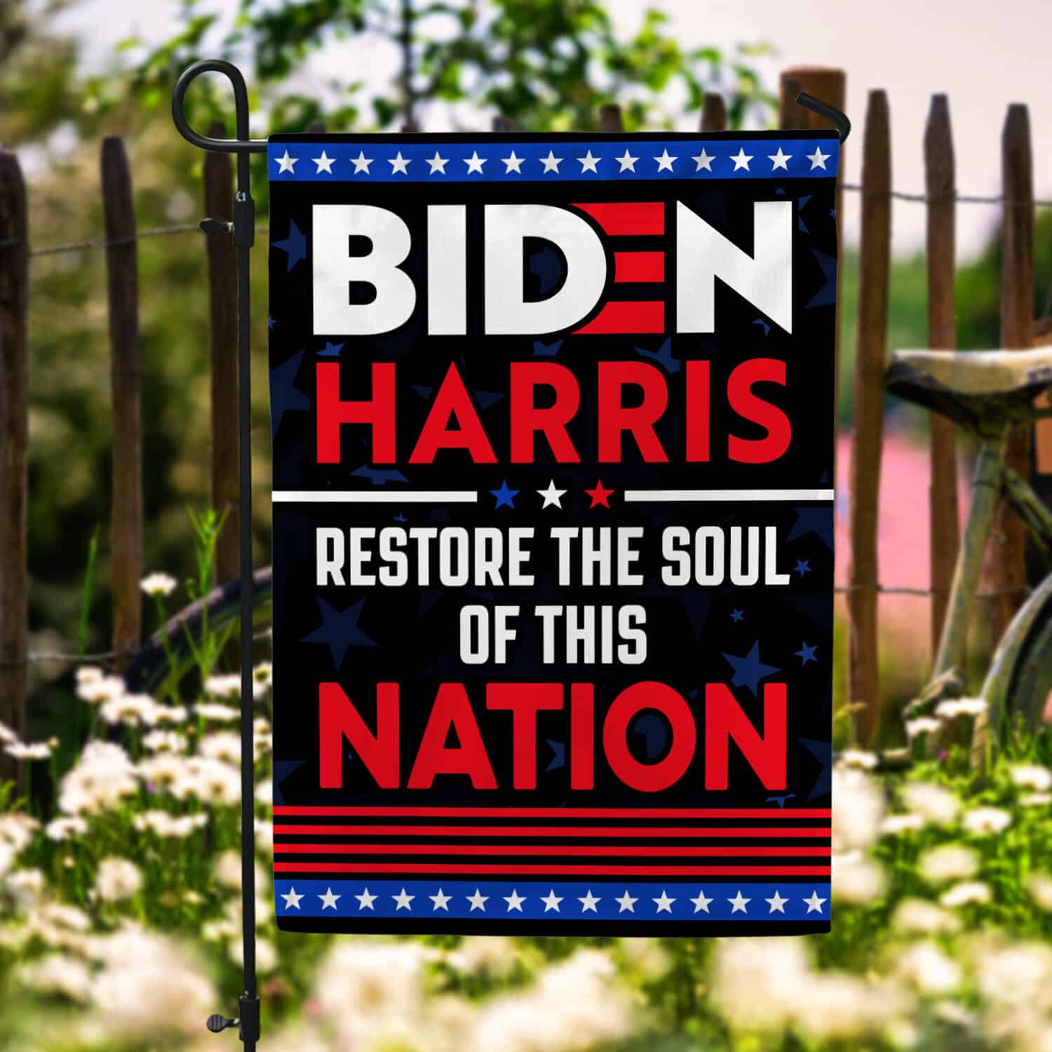 Side - 30x40 Garden Flag Mockup 6