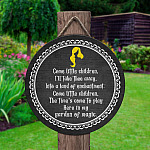 6. Come little children, Ill take thee away(2) Door Sign Mockup 1