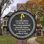 6. Come little children, Ill take thee away(3) Door Sign Mockup 1
