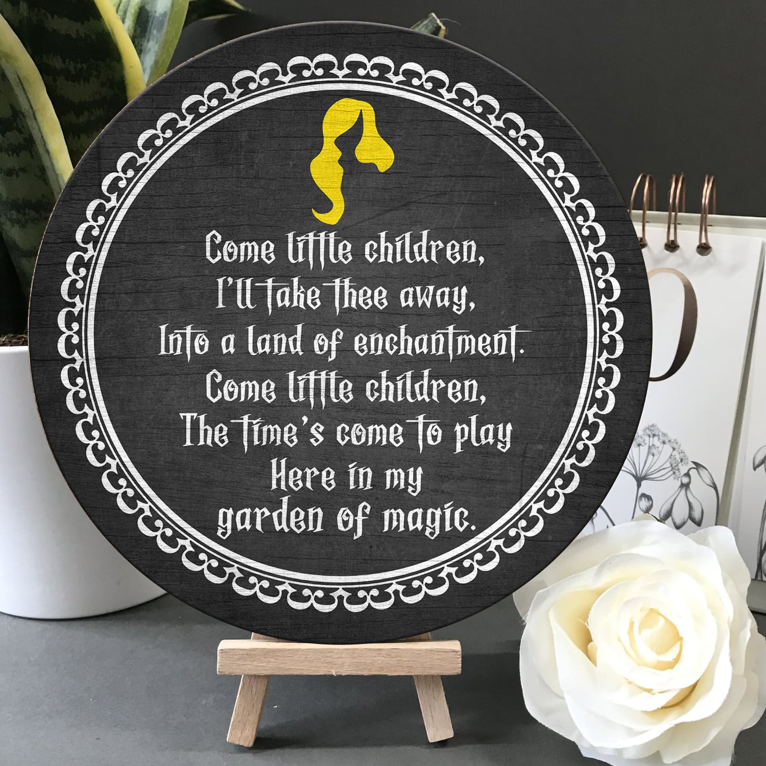 6. Come little children, Ill take thee away(5) Door Sign Mockup 1