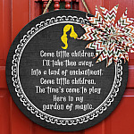 6. Come little children, Ill take thee away(10) Door Sign Mockup 1