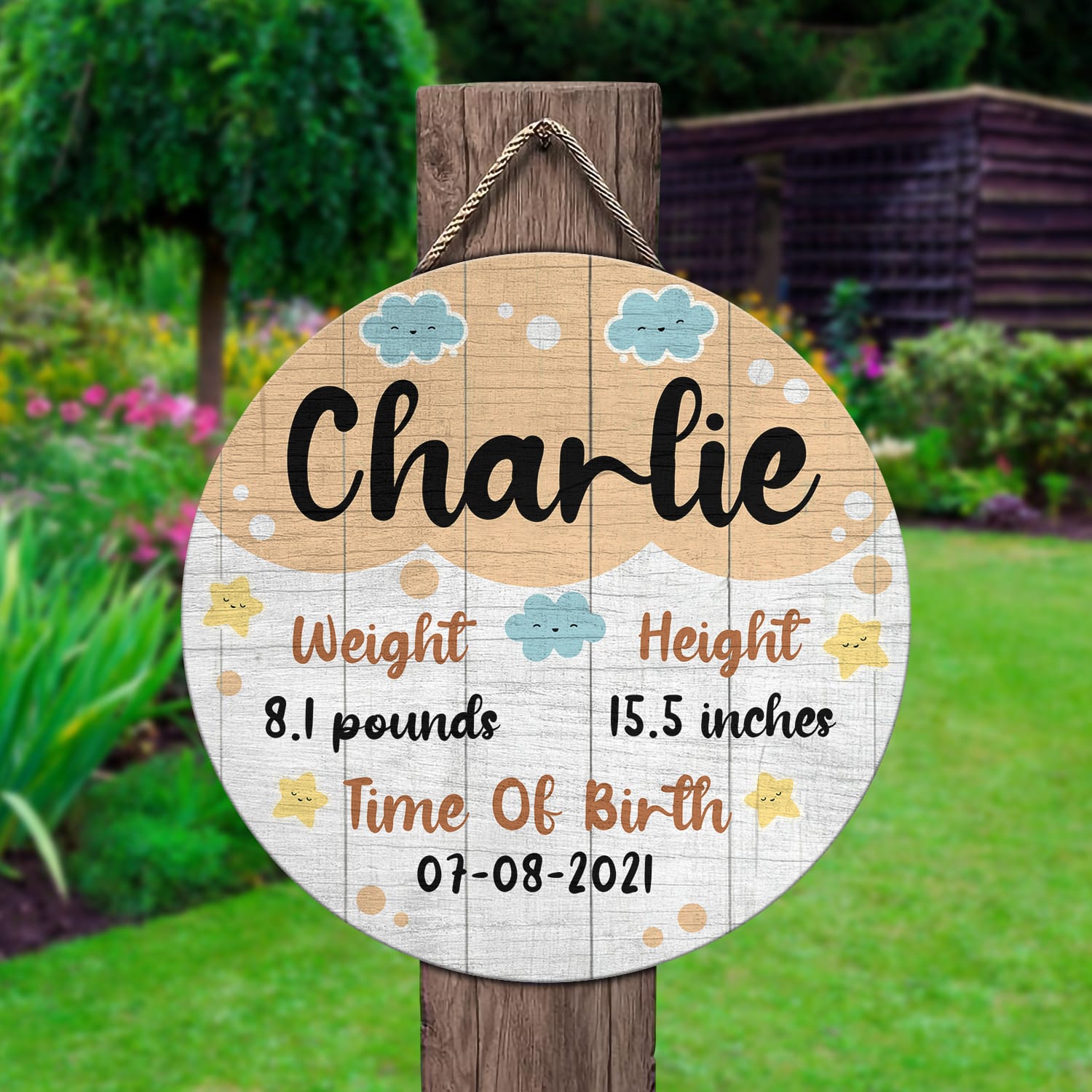 11. Name Doorsign (Sample Design) Door Sign Mockup 2