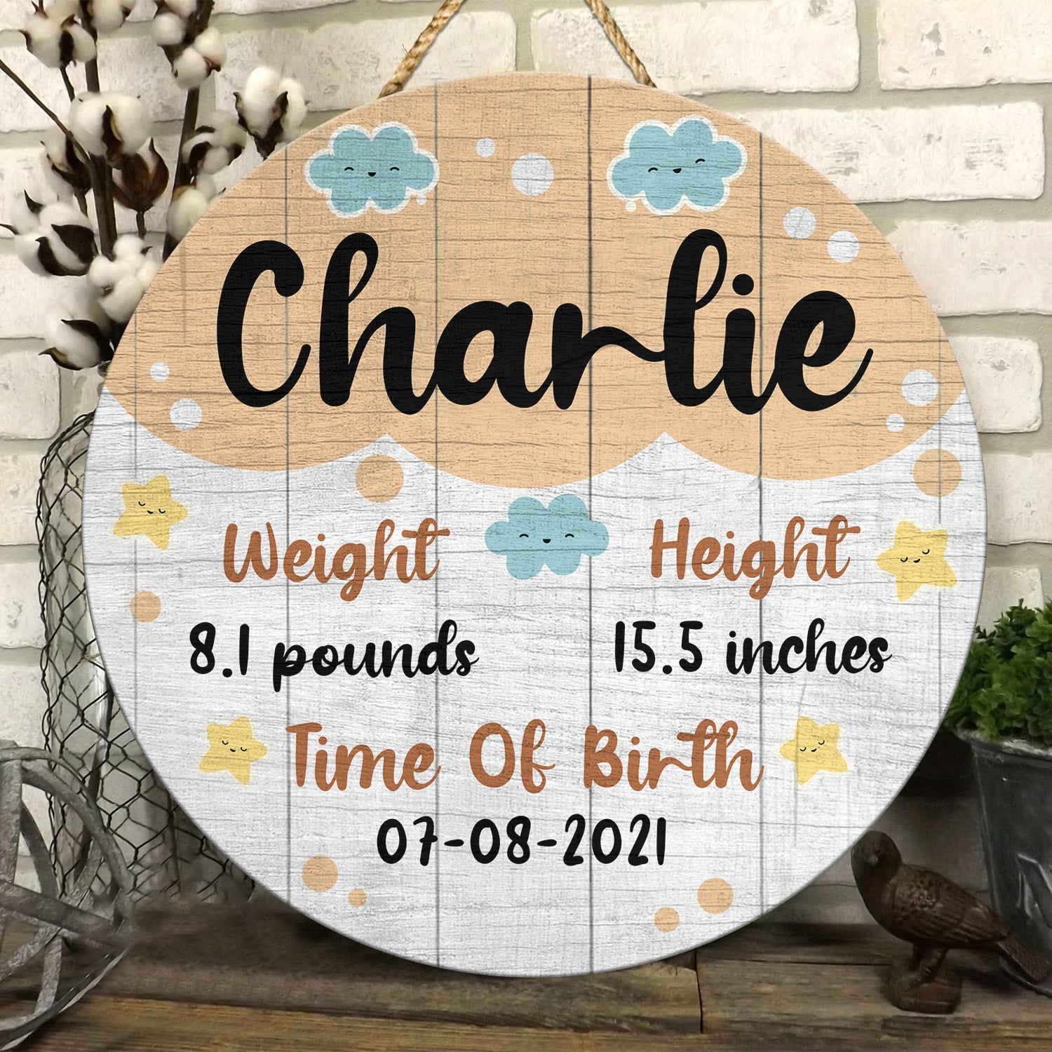 11. Name Doorsign (Sample Design) Door Sign Mockup 6