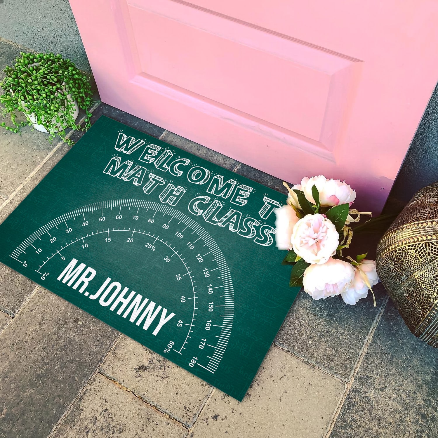 sample design Doormat mockup 4