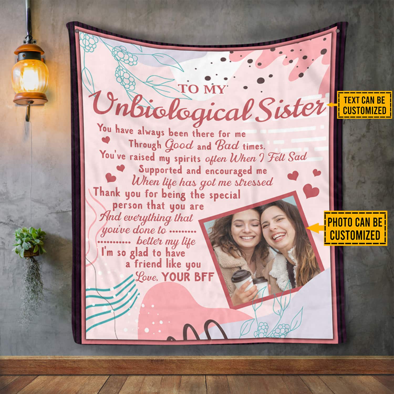 1VT. To My Bestie You Have Always Been blanket mk2