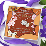 Deepest Condolence On The Loss Of Your Father Memorial Love Knot Necklace - Remembrance Sympathy Gifts