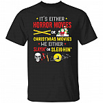 horror shirt, Black, Unisex T-Shirt